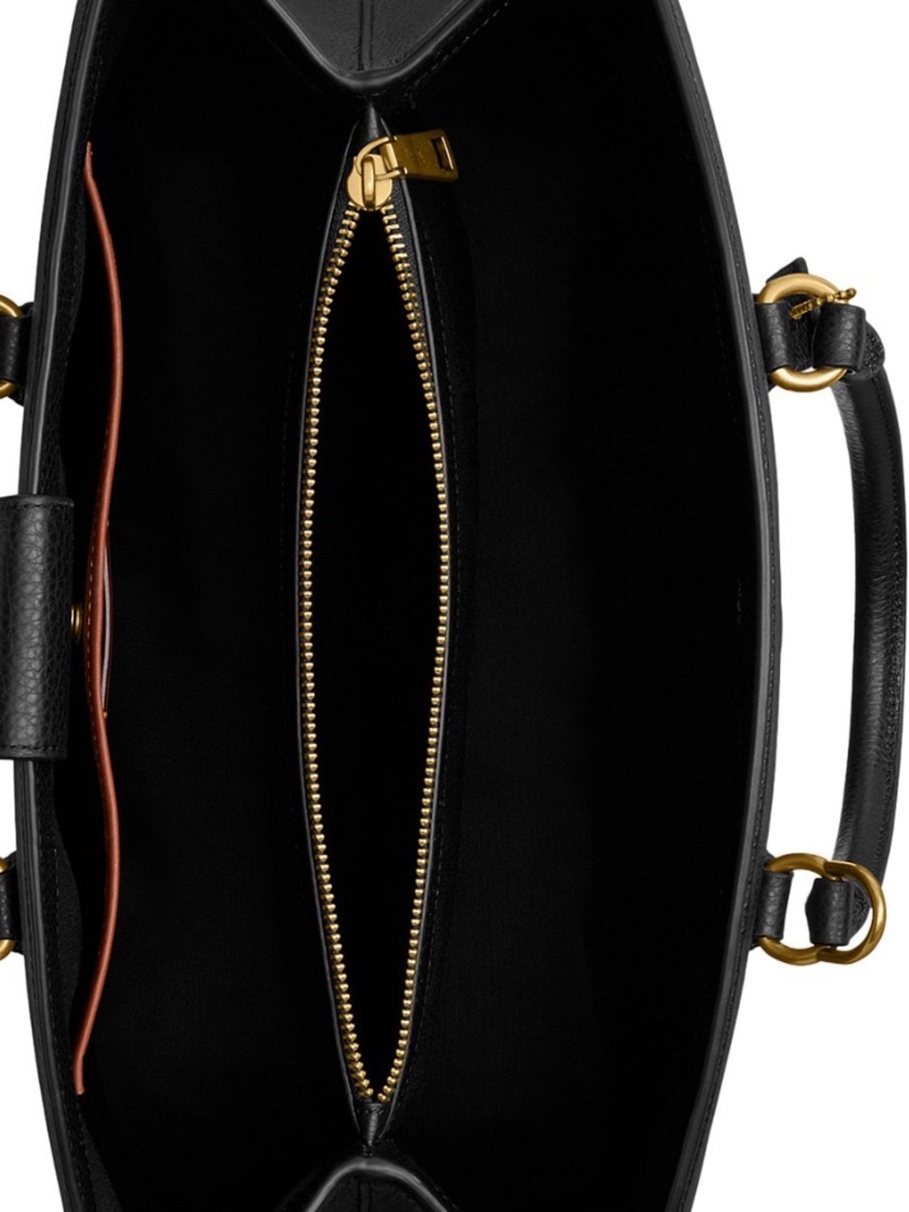 COACH Black Pebble Leather Legacy Large Carryall with Gold Hardware - Picture 3 of 10